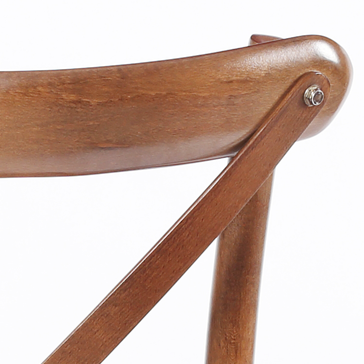 wood crossback chair